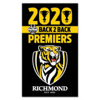Richmond Tigers 2020 AFL Premiers Supporters Wall Flag 90 by 150cm!