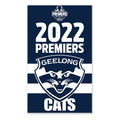 Geelong Cats AFL 2022 Premiers Cape Wall Flag 90 x 150cm! Ltd Ed