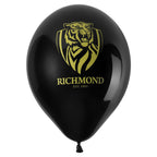 Official AFL Richmond Tigers Birthday Party Latex Helium Balloons (10 Pack)