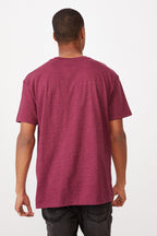 Brisbane Broncos NRL College Block Tee T-Shirt Sizes S-2XL