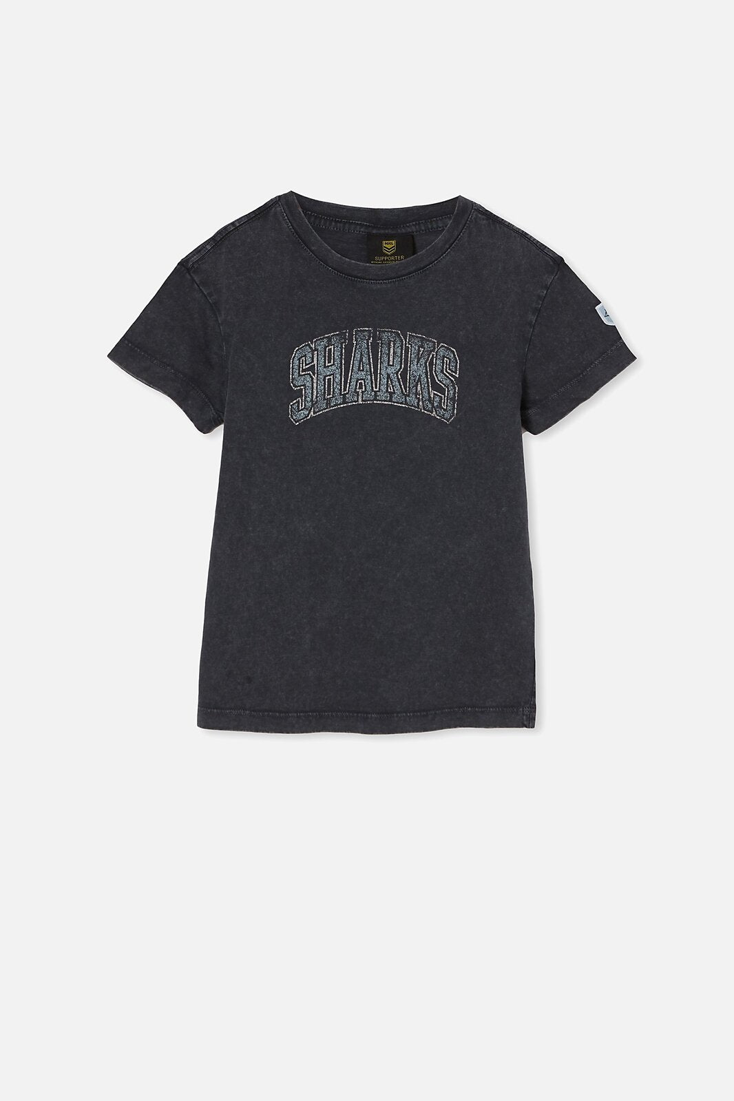 Cronulla Sharks NRL 2021 Cotton On Collegiate T Shirt Kids Sizes 1yrs-10yrs!