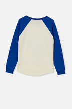 Parramatta Eels NRL Cotton On Raglan LS Top Kids Sizes 1yrs-10yrs! C1