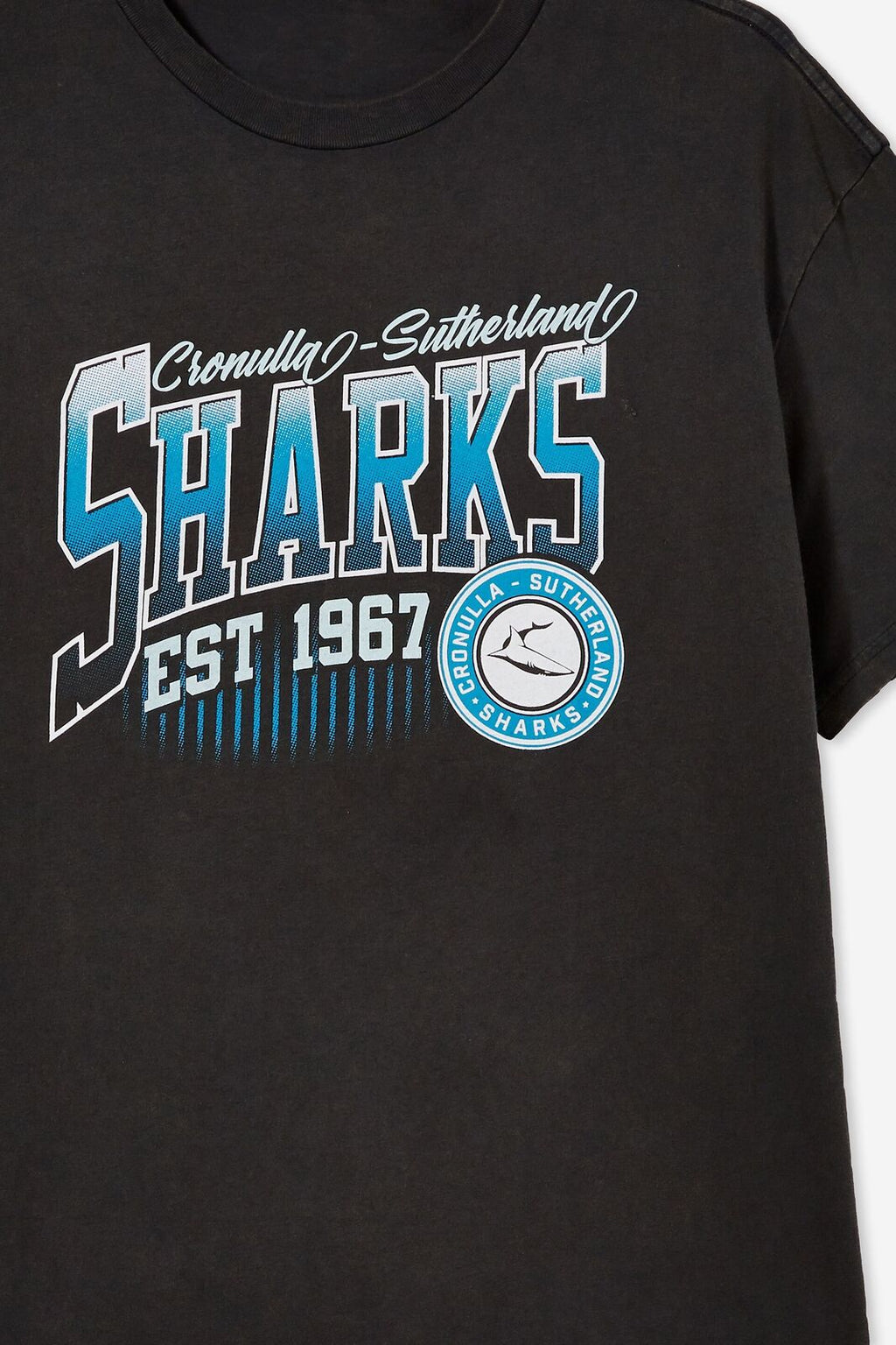 Cronulla Sharks NRL 2022 Cotton On Souvenir Tee T Shirt S-2XL!