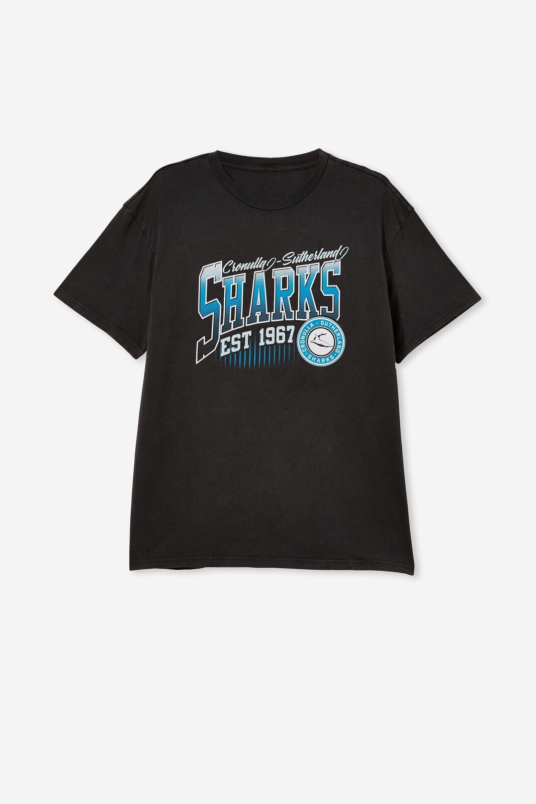 Cronulla Sharks NRL 2022 Cotton On Souvenir Tee T Shirt S-2XL!