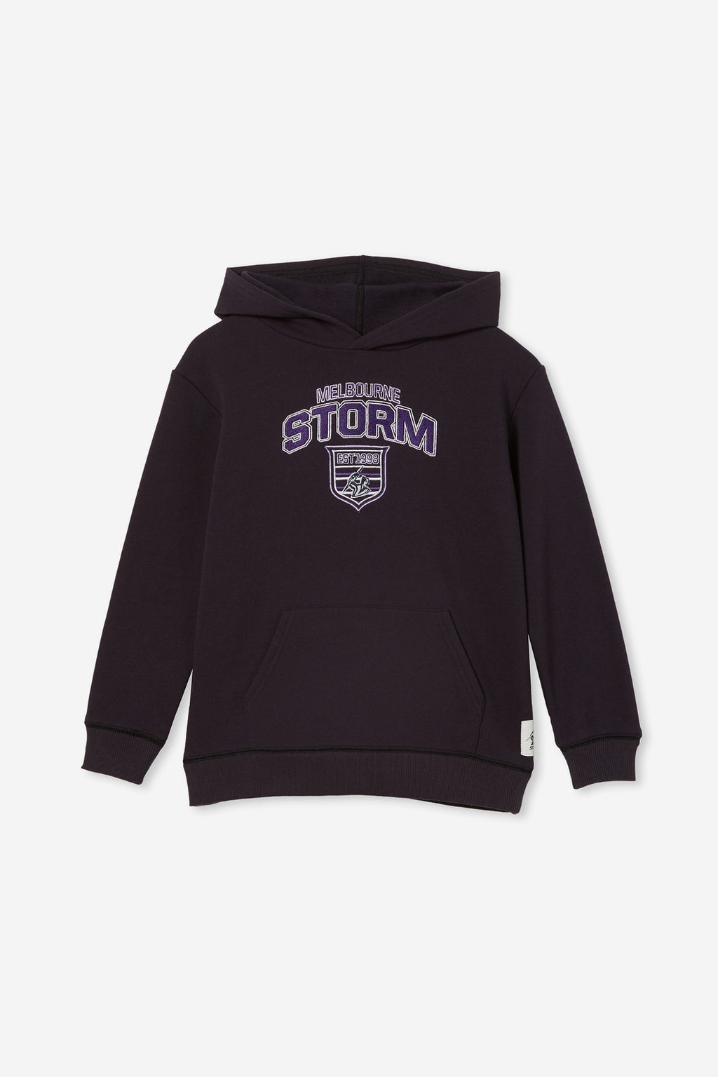 Melbourne Storm NRL 2023 Fleece Hoody Kids Sizes 3yrs-12yrs!