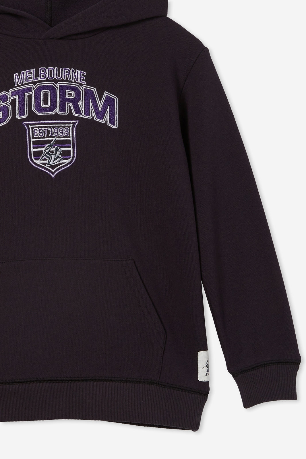 Melbourne Storm NRL 2023 Fleece Hoody Kids Sizes 3yrs-12yrs!