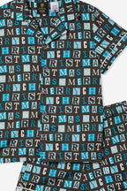 Cronulla Sharks NRL Christmas Family Pyjamas Adult XS-3XL