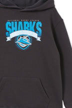 Cronulla Sharks NRL 2023 Banner Hoody Kids Sizes 3yrs-12yrs!