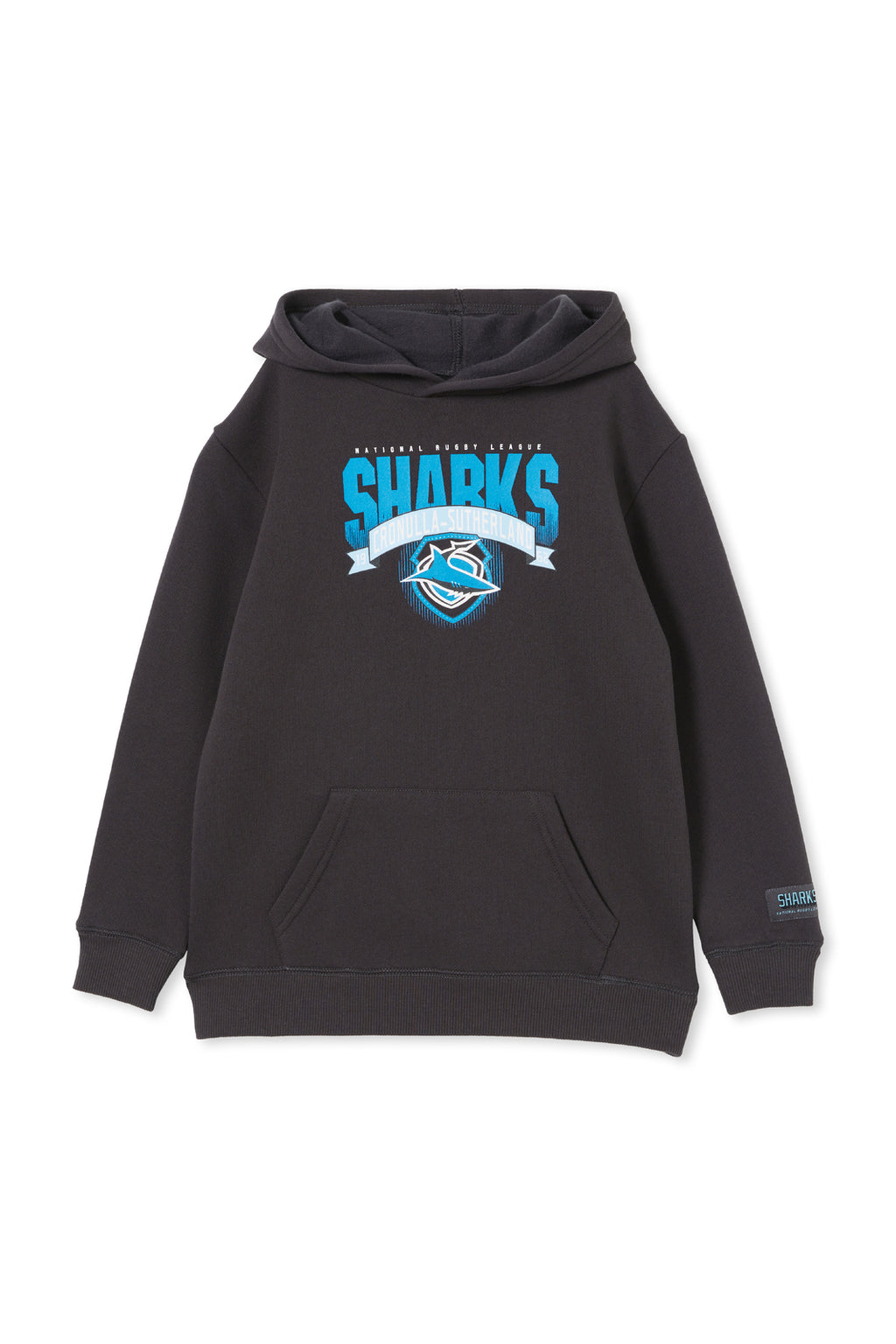 Cronulla Sharks NRL 2023 Banner Hoody Kids Sizes 3yrs-12yrs!