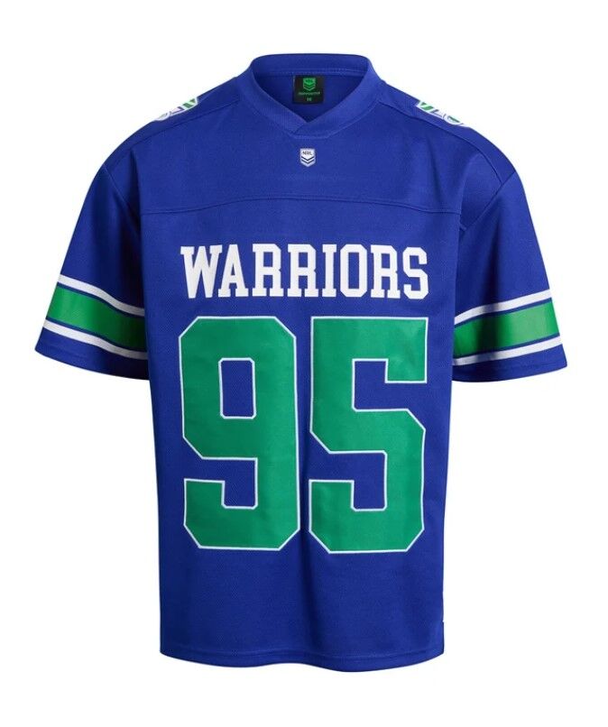 New Zealand Warriors NRL Gridiron Mesh Jersey Sizes S-3XL!