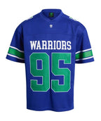 New Zealand Warriors NRL Gridiron Mesh Jersey Sizes S-3XL!