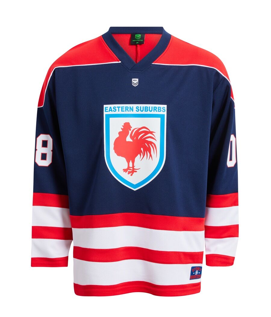 Sydney Roosters NRL Long Sleeve Hockey Jersey S-5XL!