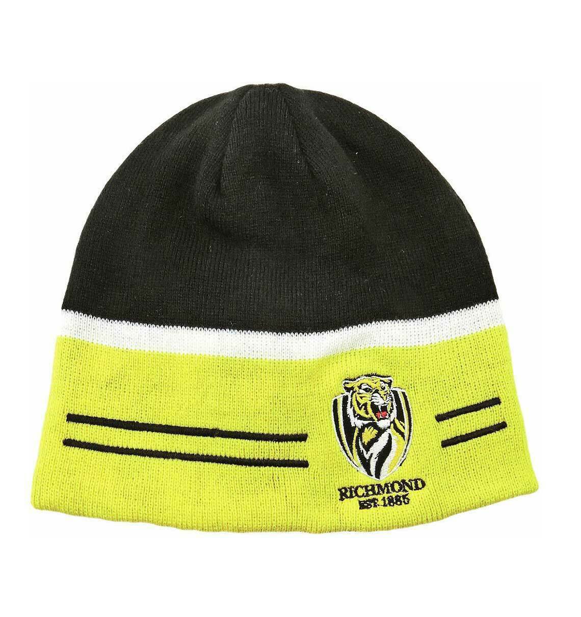 Richmond Tigers AFL Switch Reverse Beanie! BNWT's!