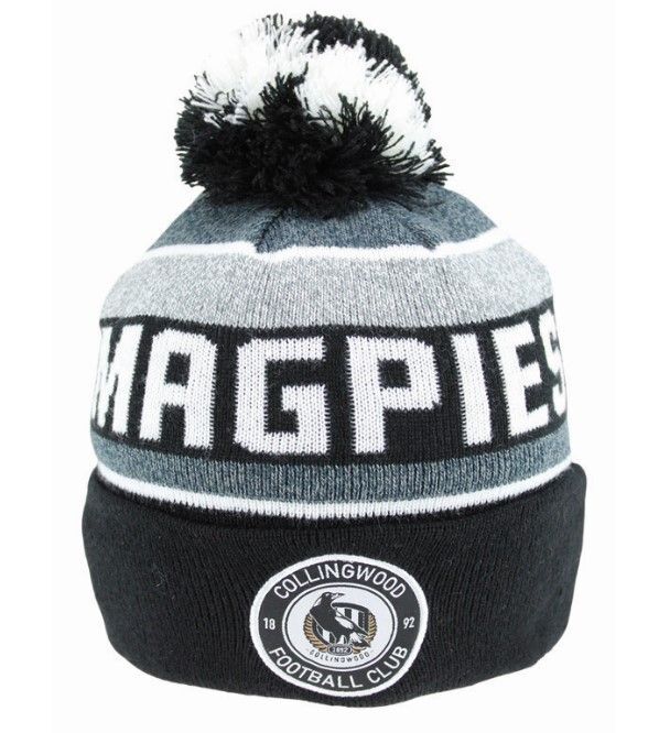 Collingwood Magpies AFL Tundra Beanie! BNWT's!