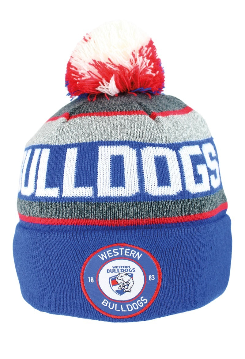 Western Bulldogs AFL Tundra Beanie! BNWT's!