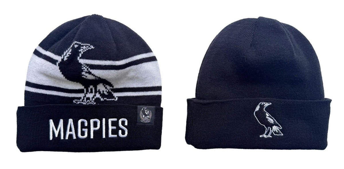 Collingwood Magpies AFL Burley Sekem Transform Beanie BNWT's!