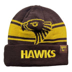 Hawthorn Hawks AFL Burley Sekem Transform Beanie BNWT's!