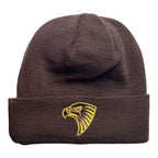 Hawthorn Hawks AFL Burley Sekem Transform Beanie BNWT's!