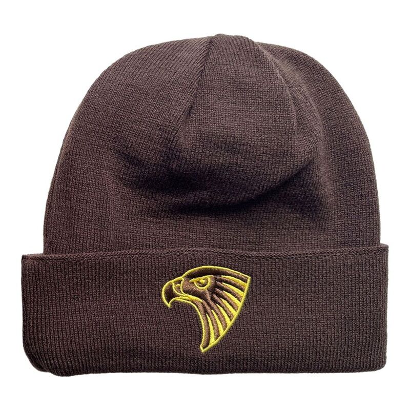Hawthorn Hawks AFL Burley Sekem Transform Beanie BNWT's!