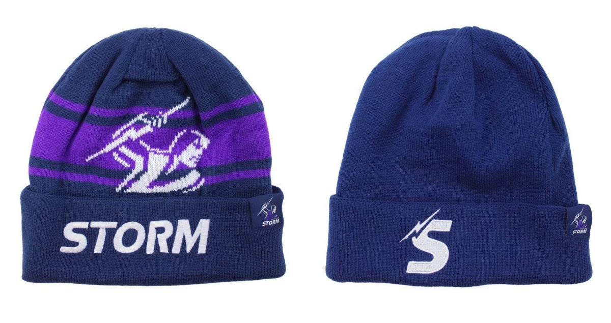 Melbourne Storm NRL Transform Beanie!