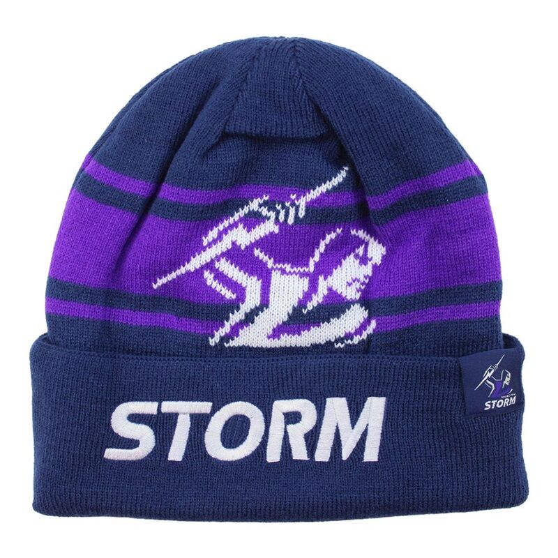 Melbourne Storm NRL Transform Beanie!