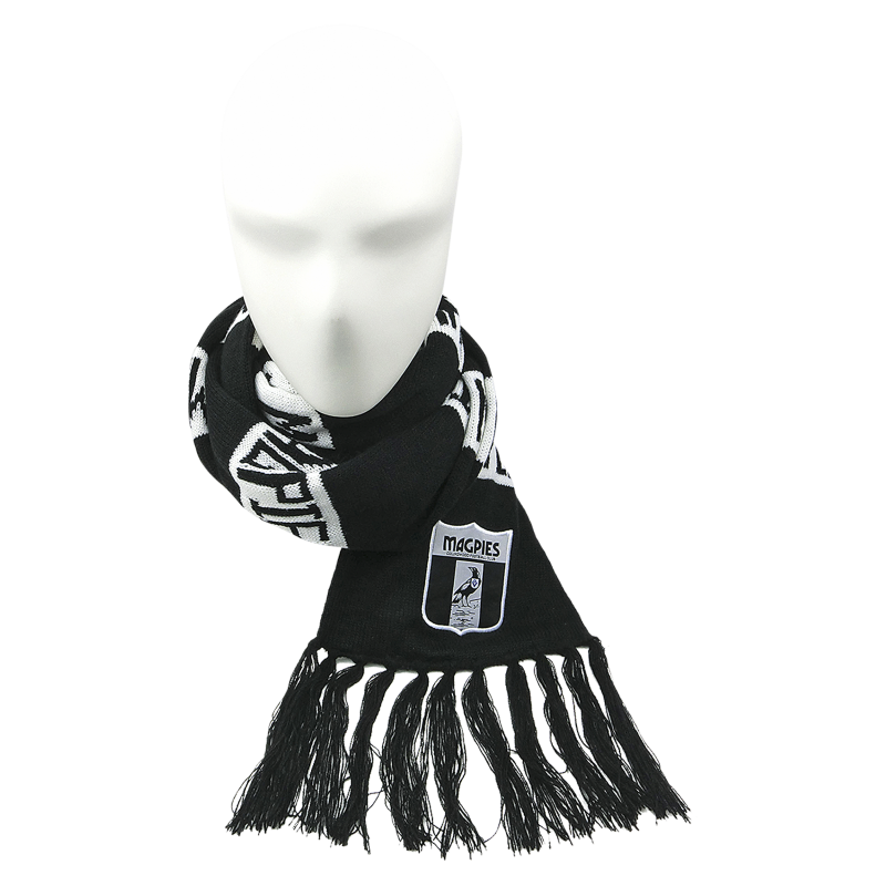 Collingwood Magpies AFL Limited Edition Heritage Emblem Bar Scarf!