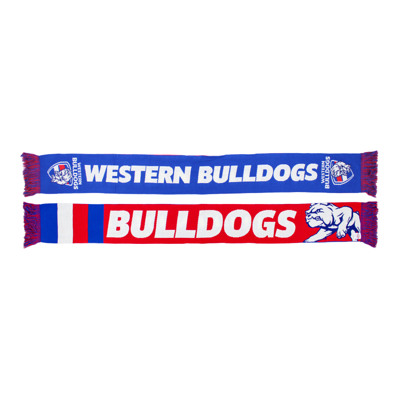 Western Bulldogs AFL Burley Sekem Defender Scarf! BNWT!