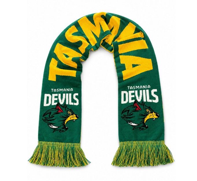 Tasmania Devils AFL Burley Sekem Defender Scarf! BNWT!