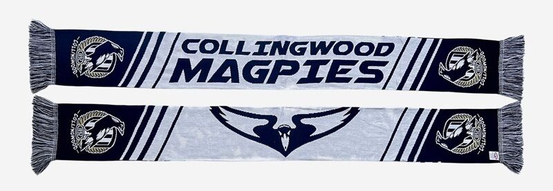 Collingwood Magpies AFL Burley Sekem Velocity Scarf BNWT's!