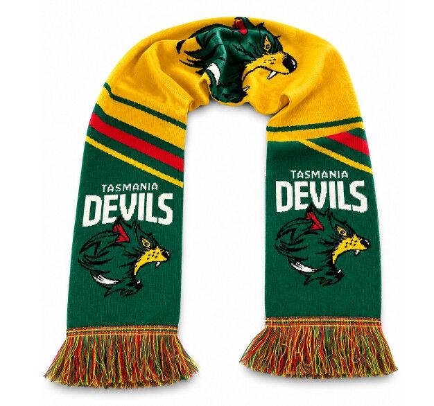 Tasmania Devils AFL Burley Sekem Velocity Scarf BNWT's!
