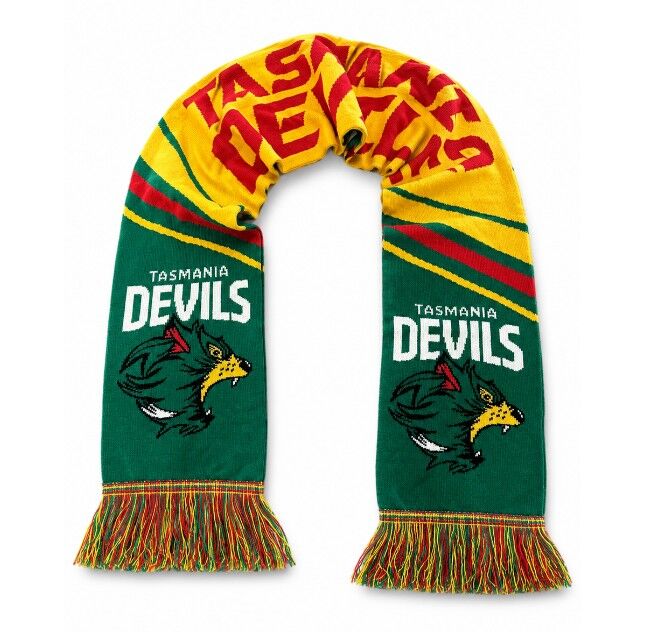 Tasmania Devils AFL Burley Sekem Velocity Scarf BNWT's!