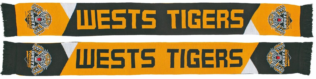 Wests Tigers NRL Geo Panel Scarf!