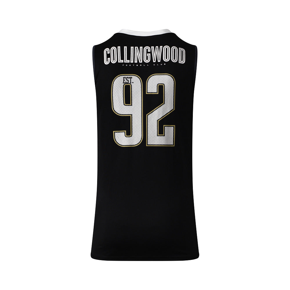 Collingwood Magpies AFL Summer Club Basketball Singlet Size S-3XL! S20