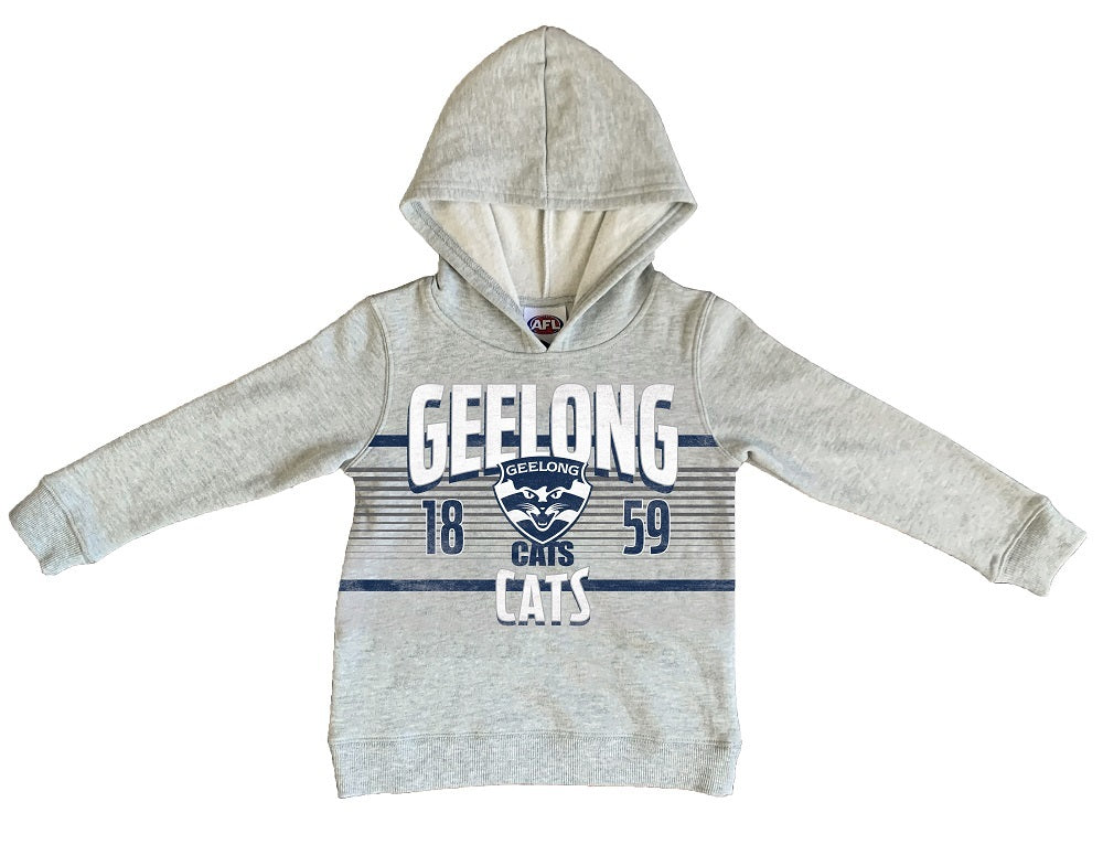 Geelong Cats AFL Kids Printed Hoody Hoodie Sizes 6-14! W20