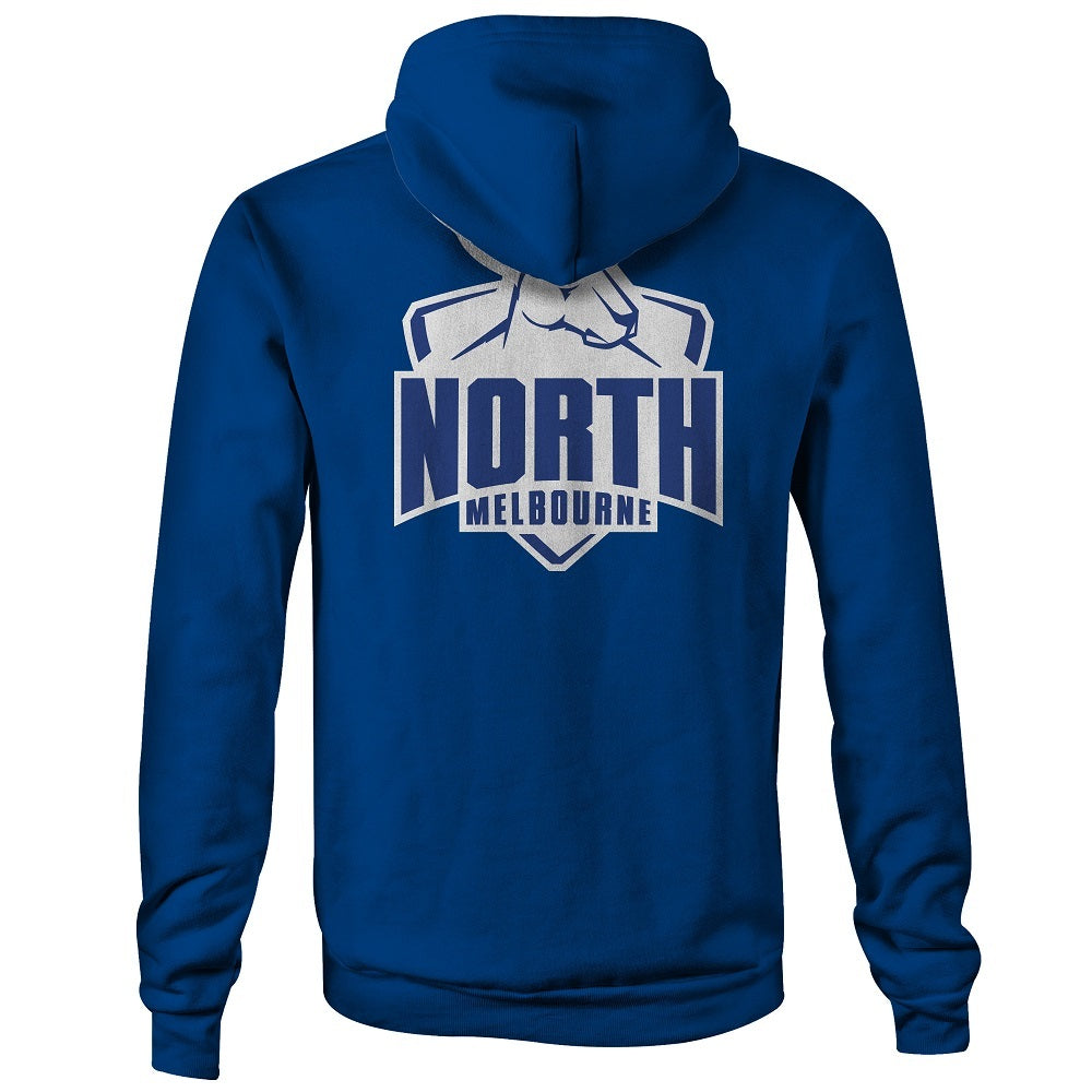 North Melbourne Kangaroos AFL Big Logo Long Sleeve Hoody Sizes S-7XL! BNWT's!