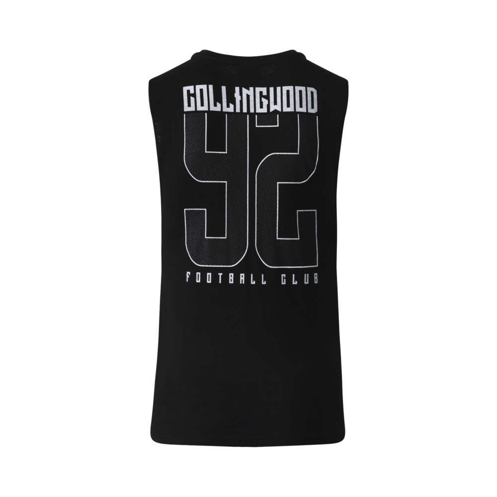 Collingwood Magpies AFL PlayCorp Tank Top Singlet Sizes S-3XL! S21