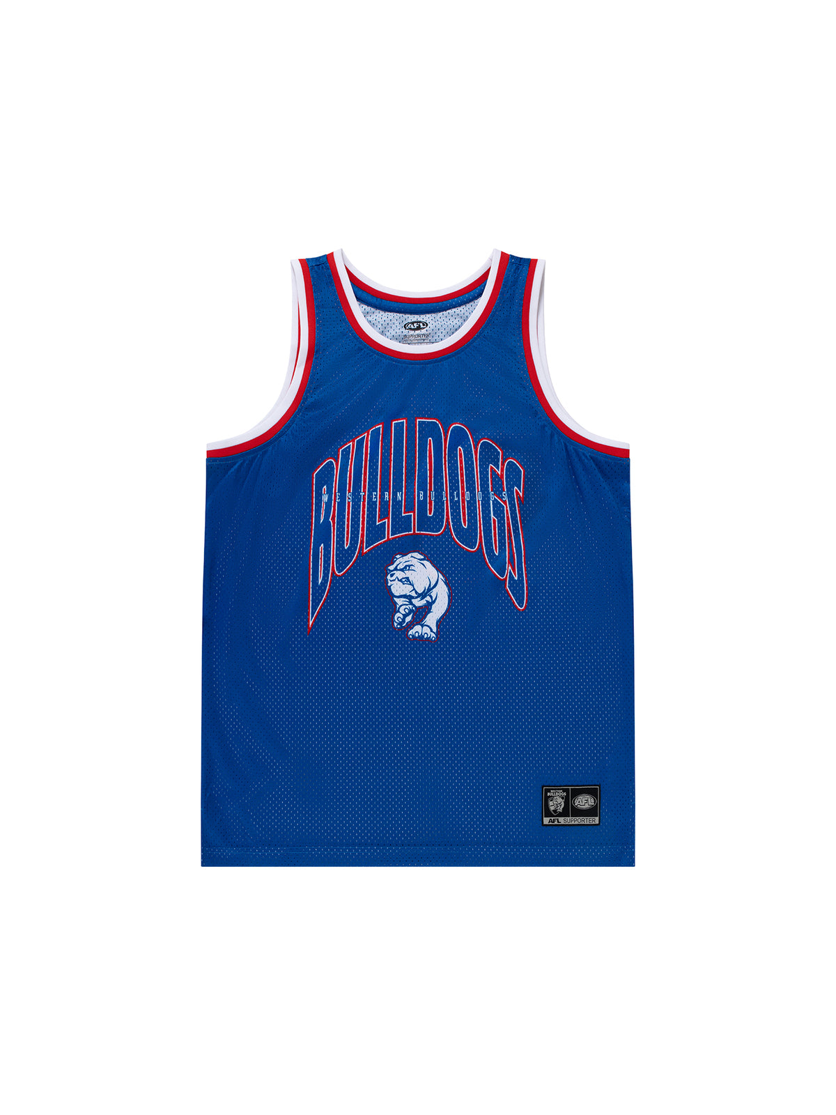 Western Bulldogs NAR AFL Basketball Singlet Sizes S-3XL! S4