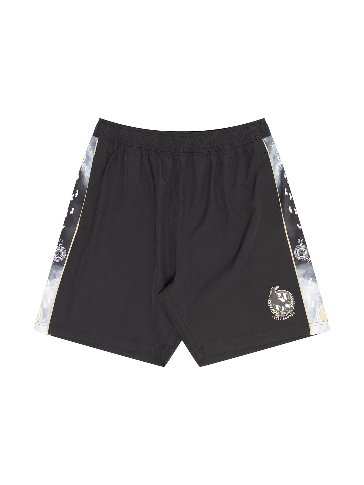 Collingwood Magpies AFL Indigenous Training Shorts Sizes S-3XL!