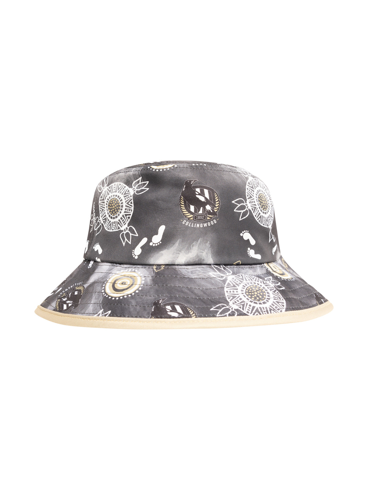 Collingwood Magpies AFL Indigenous Bucket Hat Cap!
