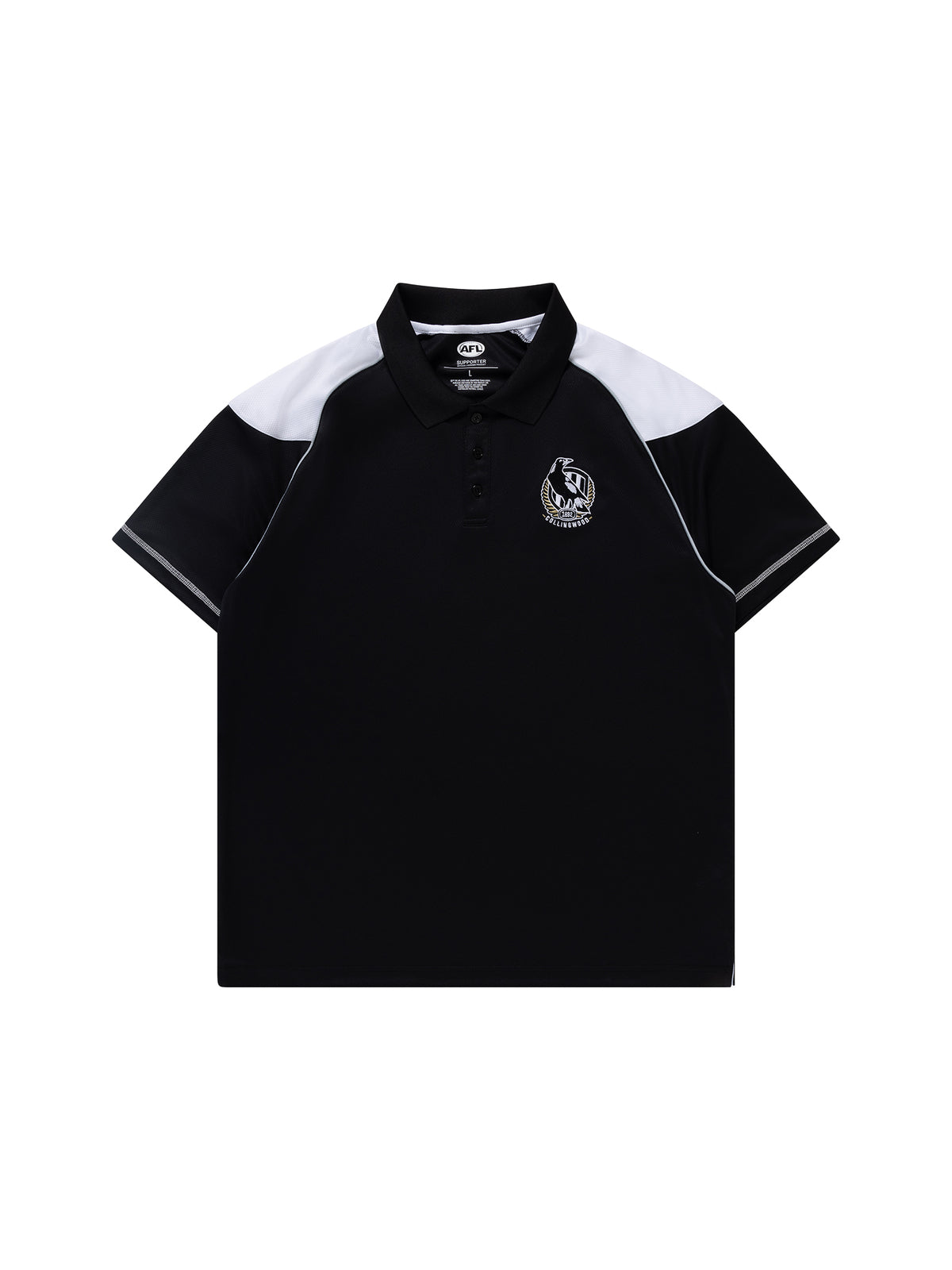 Collingwood Magpies AFL Performance Polo Sizes S-5XL! S4