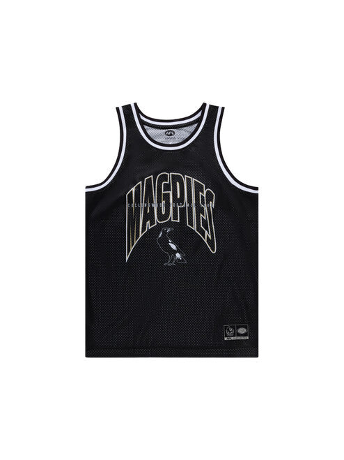 Collingwood Magpies AFL Basketball Singlet Sizes S-5XL! S4