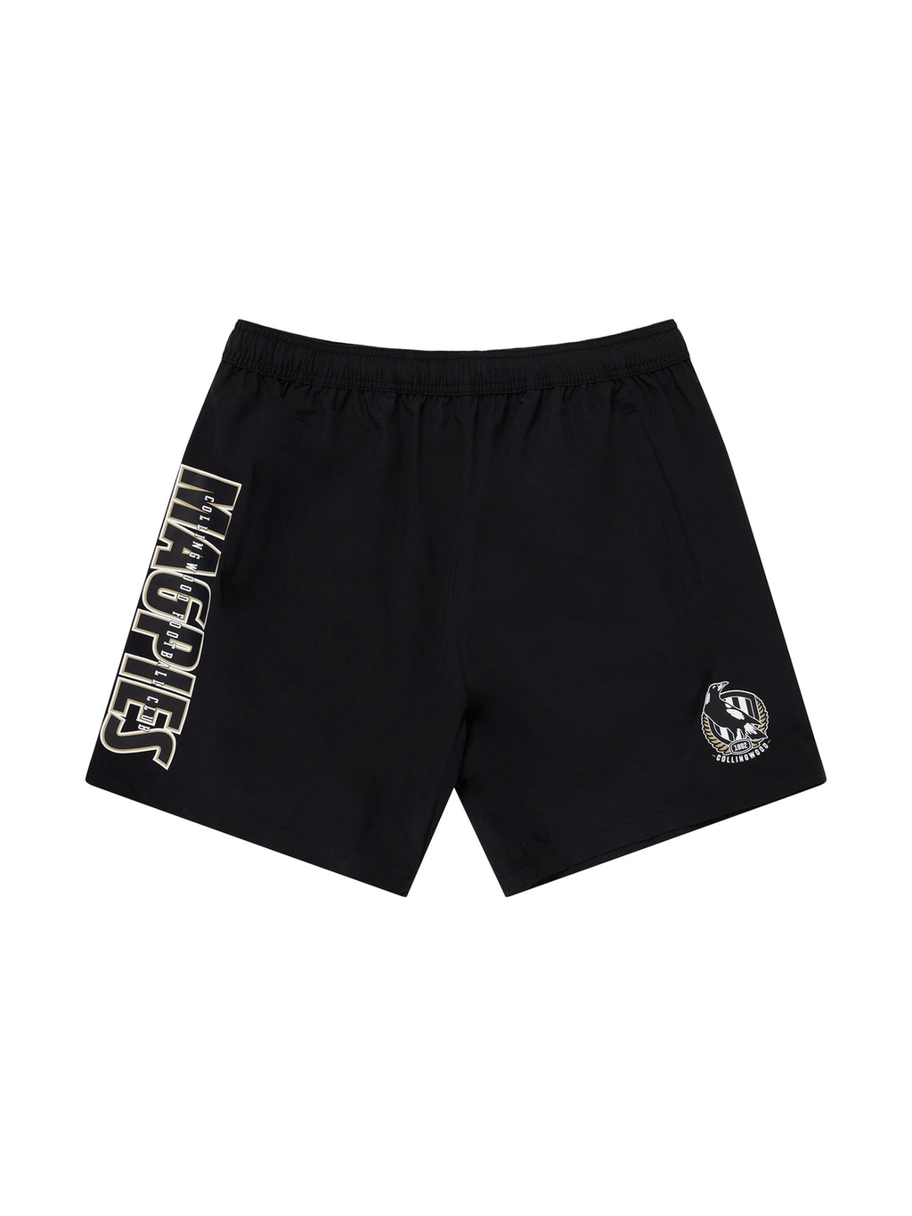 Collingwood Magpies AFL Performance Training Shorts Sizes S-5XL! S4