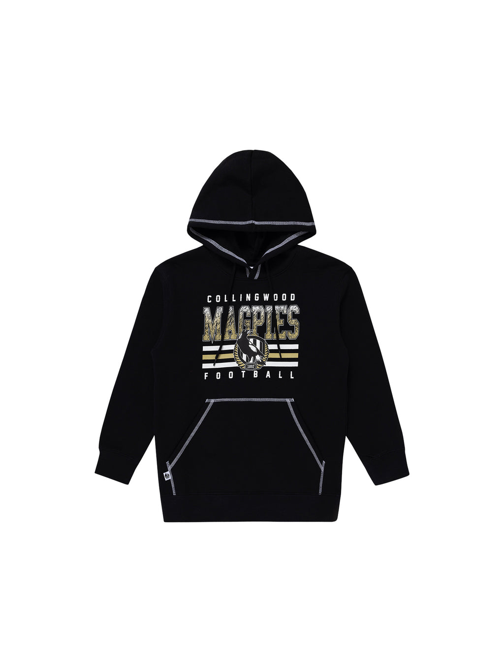 Collingwood Magpies AFL Youth Sketch Hoody Hoodie Kids Sizes 8-16! T4