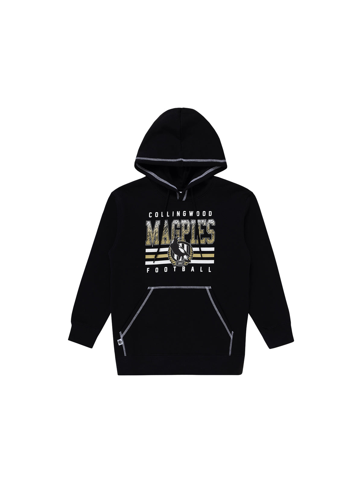 Collingwood Magpies AFL Youth Sketch Hoody Hoodie Kids Sizes 8-16! T4