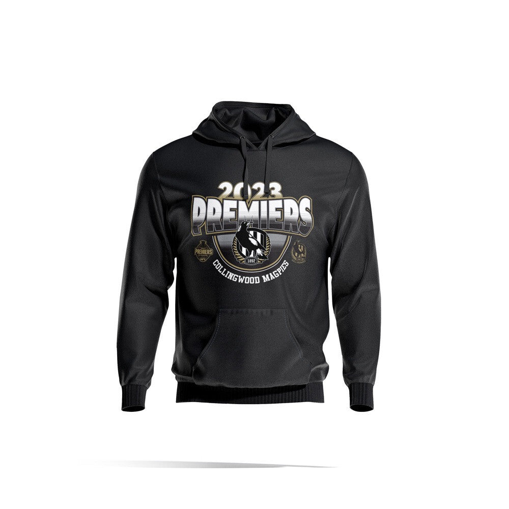 Collingwood Magpies AFL 2023 Premiers Hoody Sizes S-2XL!