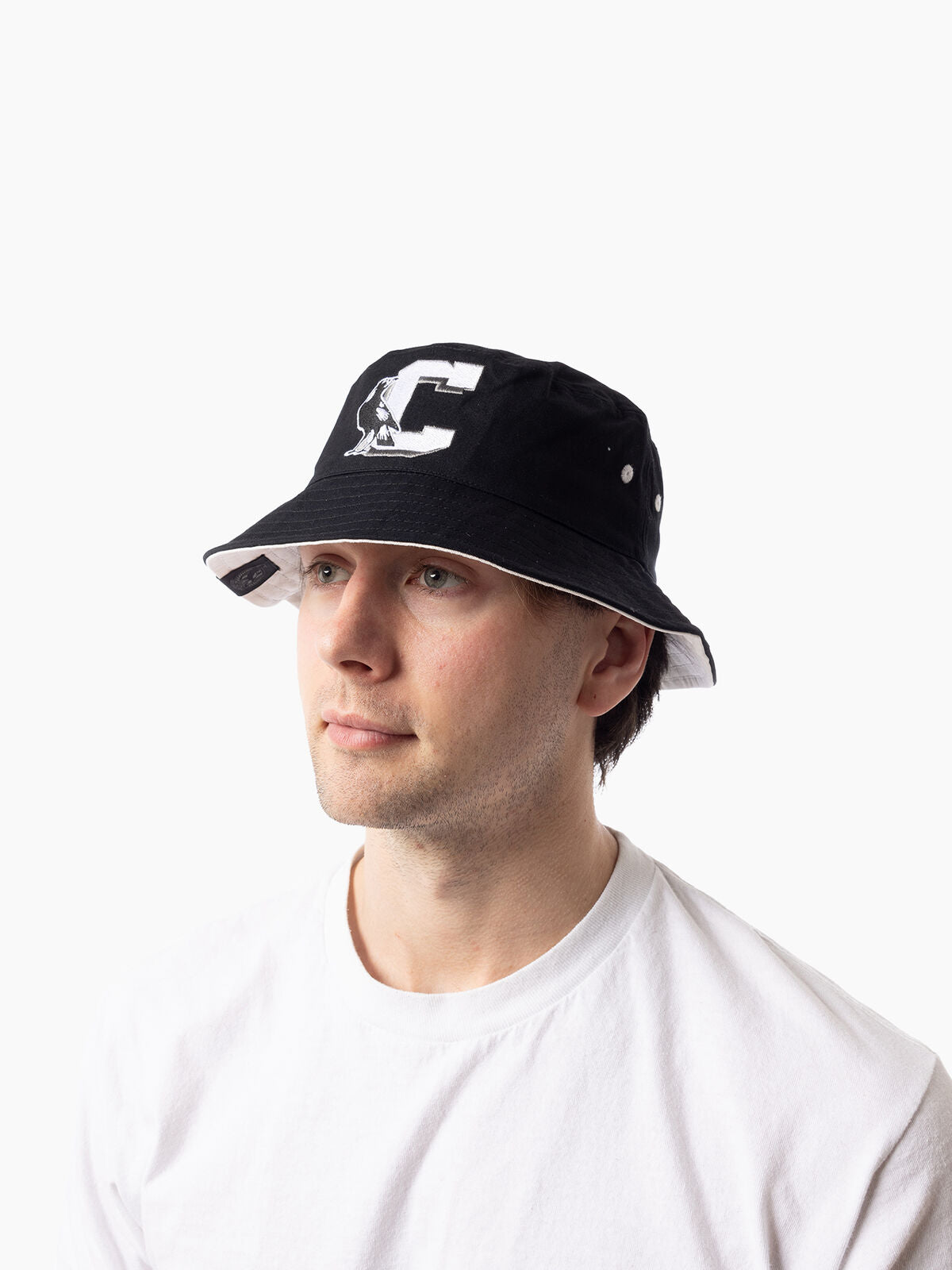 Collingwood Magpies AFL Graphic Letter Bucket Hat Cap!