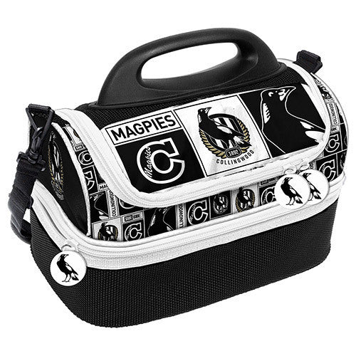 Collingwood Magpies AFL Insulated Lunch Print Dome Cooler Bag Lunch Box