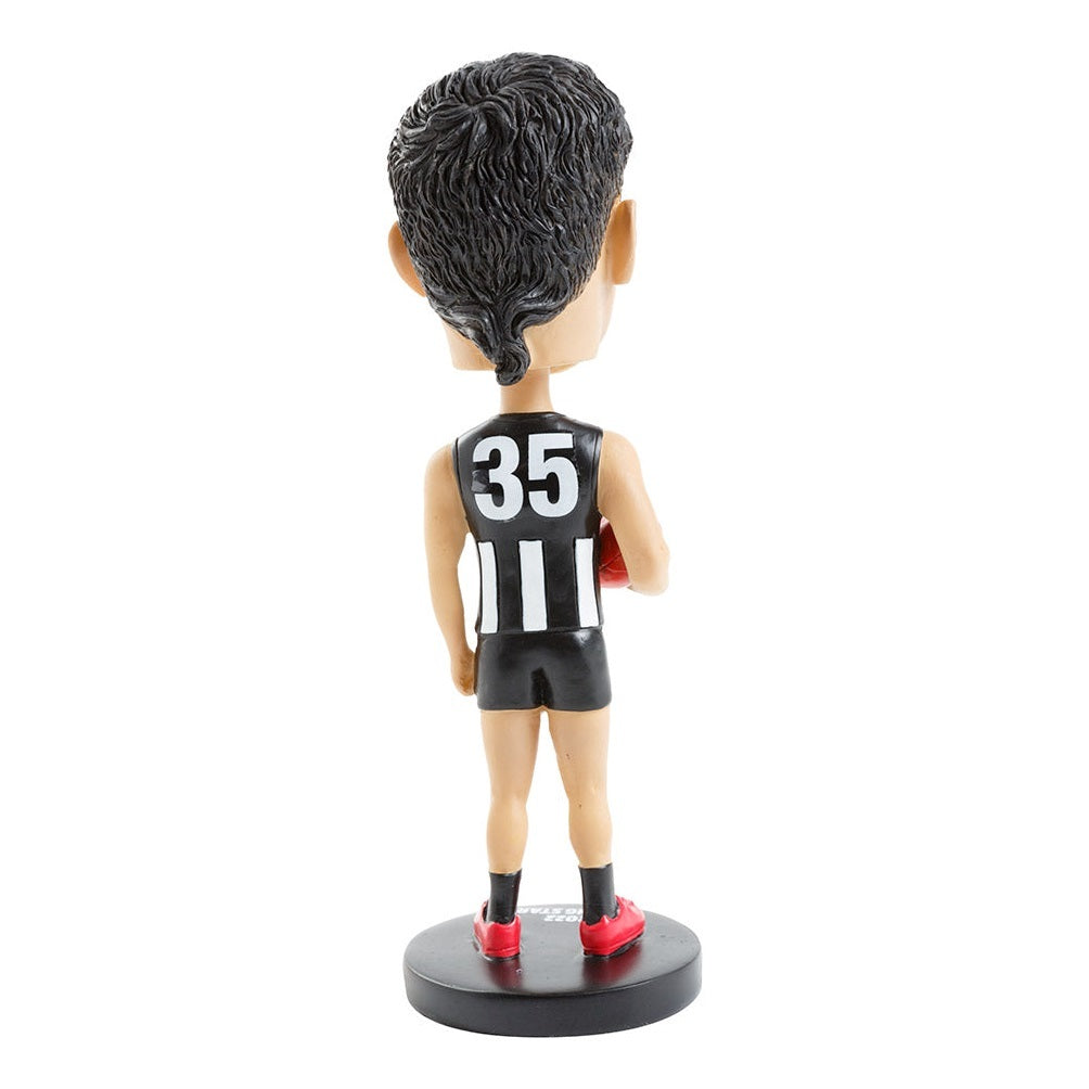 Nick Daicos Collingwood Magpies AFL Bobblehead Collectable 18cm Tall Statue Gift!