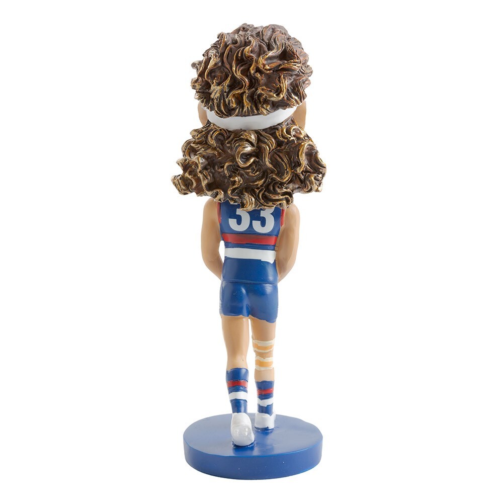Aaron Naughton Western Bulldogs AFL Bobblehead Collectable 18cm Tall Statue Gift!