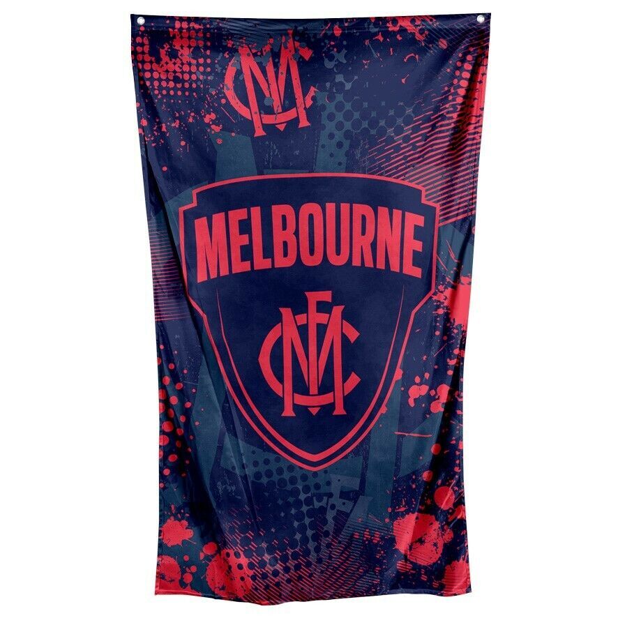 Official AFL Melbourne Demons Wall Cape Banner Flag (90 cm x 150 cm)